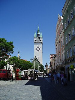 Stadt Straubing Gäuboden Stadtplatz Straubing